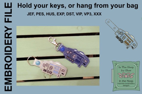 Camper Key Fob Review for Real Embroidery Projects