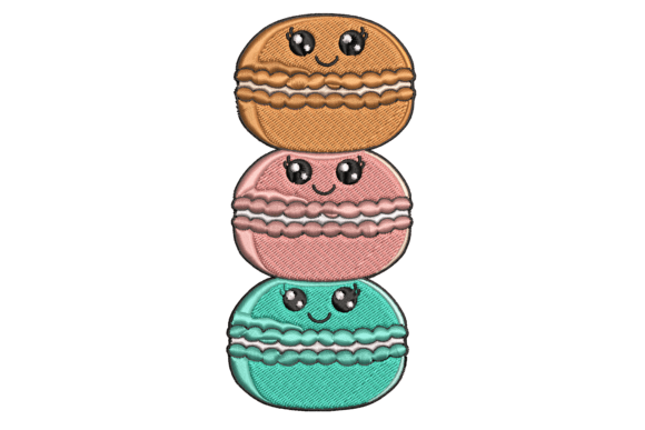 Cute Macarons: A Smart Embroidery Choice for Small Business Merch