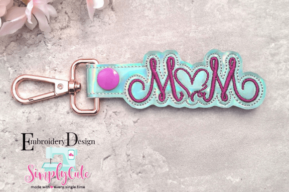 Mothers Day ITH Snap Tab Mom Design