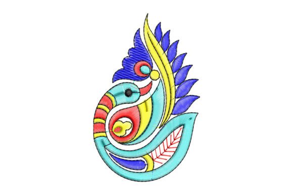 Peacock Paisley: Elegant & Versatile Embroidery