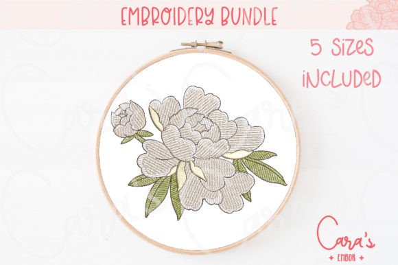 Peonies: A Timeless Embroidery Design for Meaningful Gifts