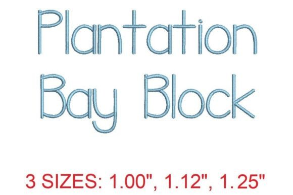 Plantation Bay Block Font
