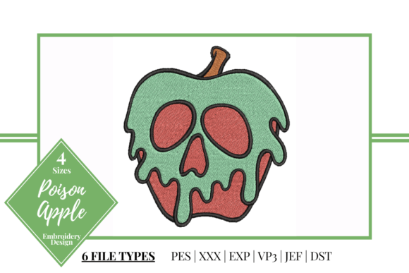 Poison Apple: A Seasonal Embroidery Staple