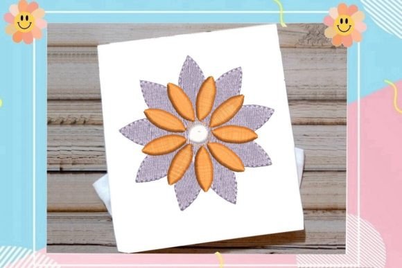 Purple-Orange Flower: A Delicate Touch for Meaningful Handmade Gifts