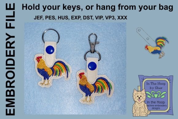 Rooster Key Fob