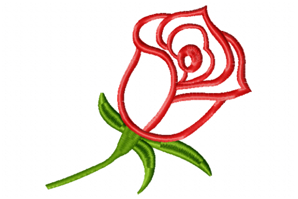 Rose Applique: A Craft Fair-Ready Floral Embroidery Design