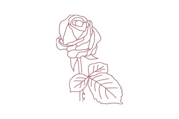 Rose Flower with a Leaf: A Real-World Embroidery Review