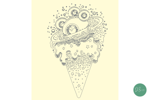 Space Ice Cream: A Psychedelic Embroidery Design Review