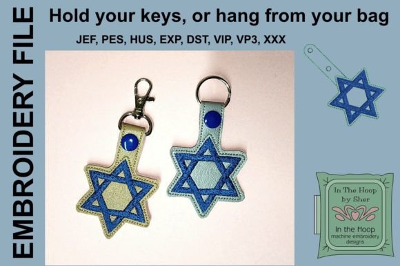 Star of David Key Fob